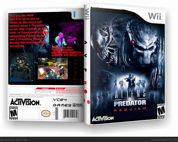 Aliens vs Predator:Requiem box cover