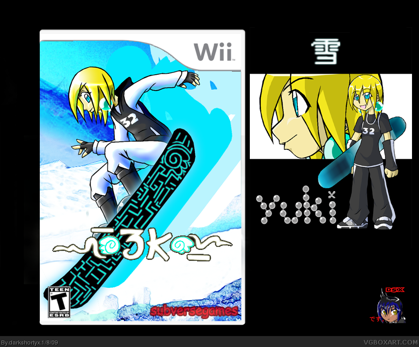 3K wii box cover