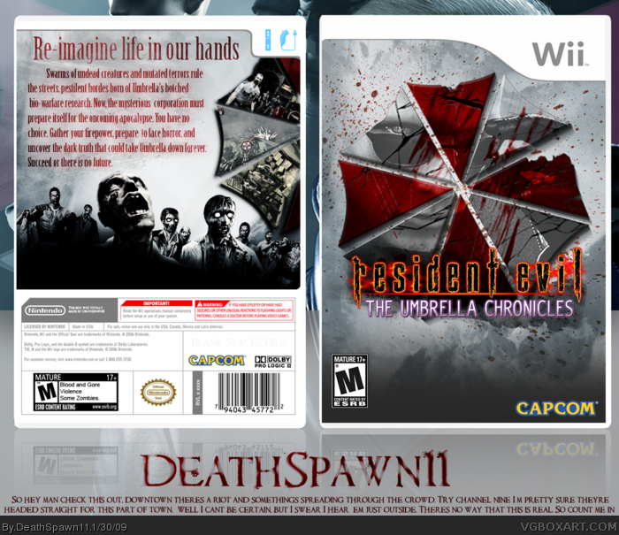 resident evil umbrella chronicles wii save game