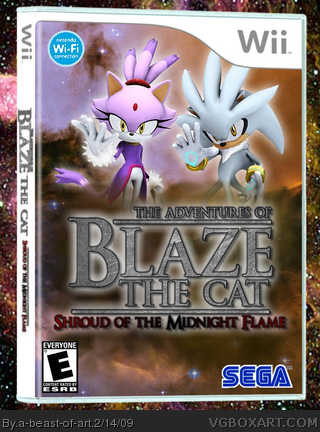 Blaze the Cat: Shroud of the Midnight Flame box cover