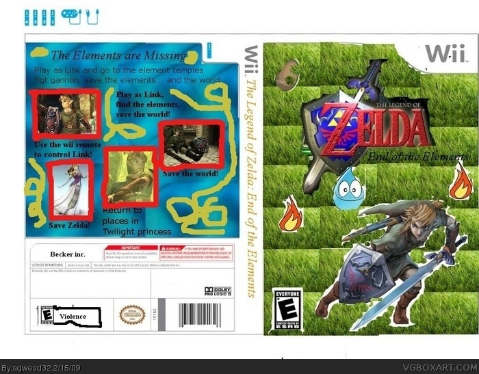 The Legend of Zelda: End of the Elements box art cover