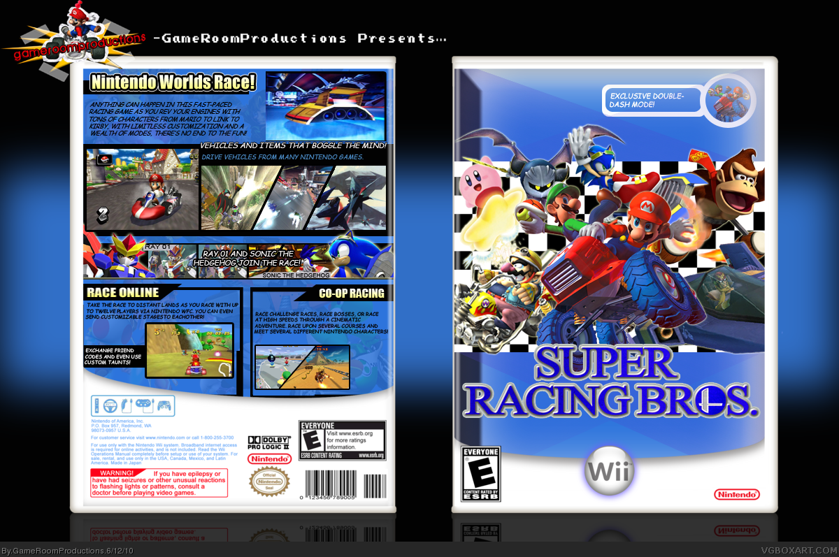Super Racing Bros. box cover