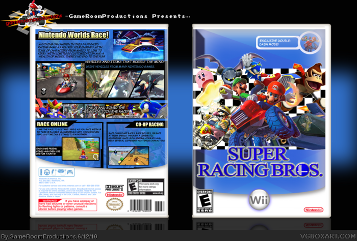 Super Racing Bros. box art cover