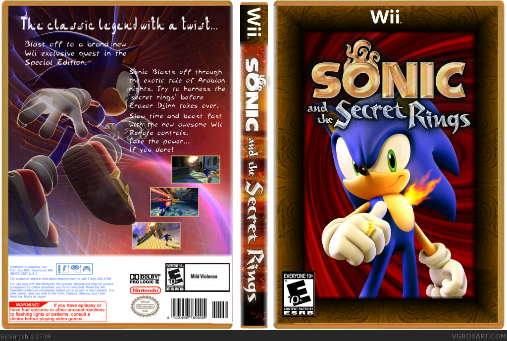Sonic and the Secret Rings - Wii ROM Nkit ISO & WBFS Download