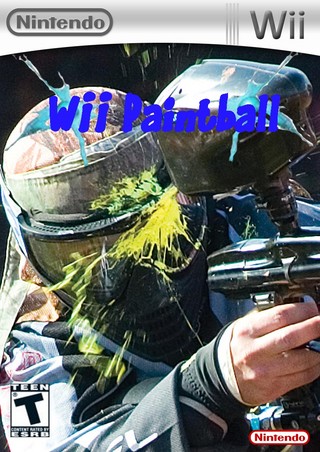 Wii Paintball box art cover