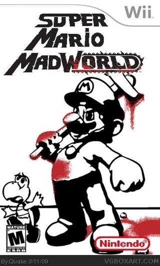 Super Mario MadWorld box cover