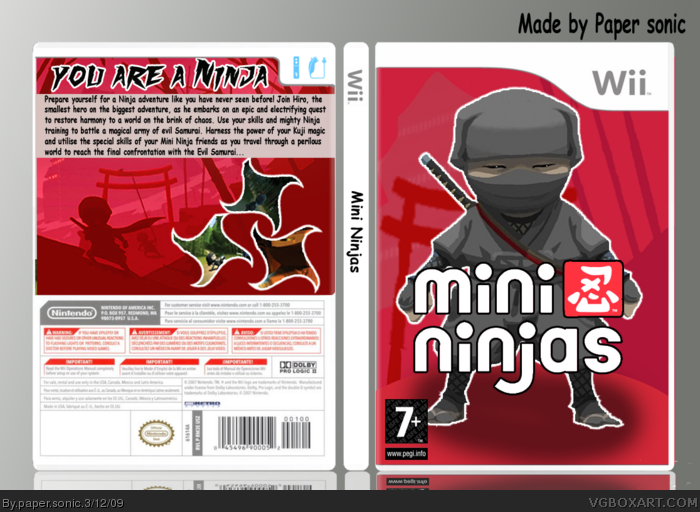 Mini Ninjas box art cover