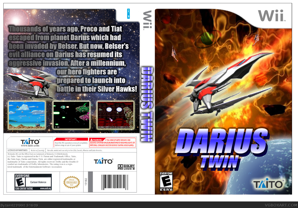 Darius Twin box cover