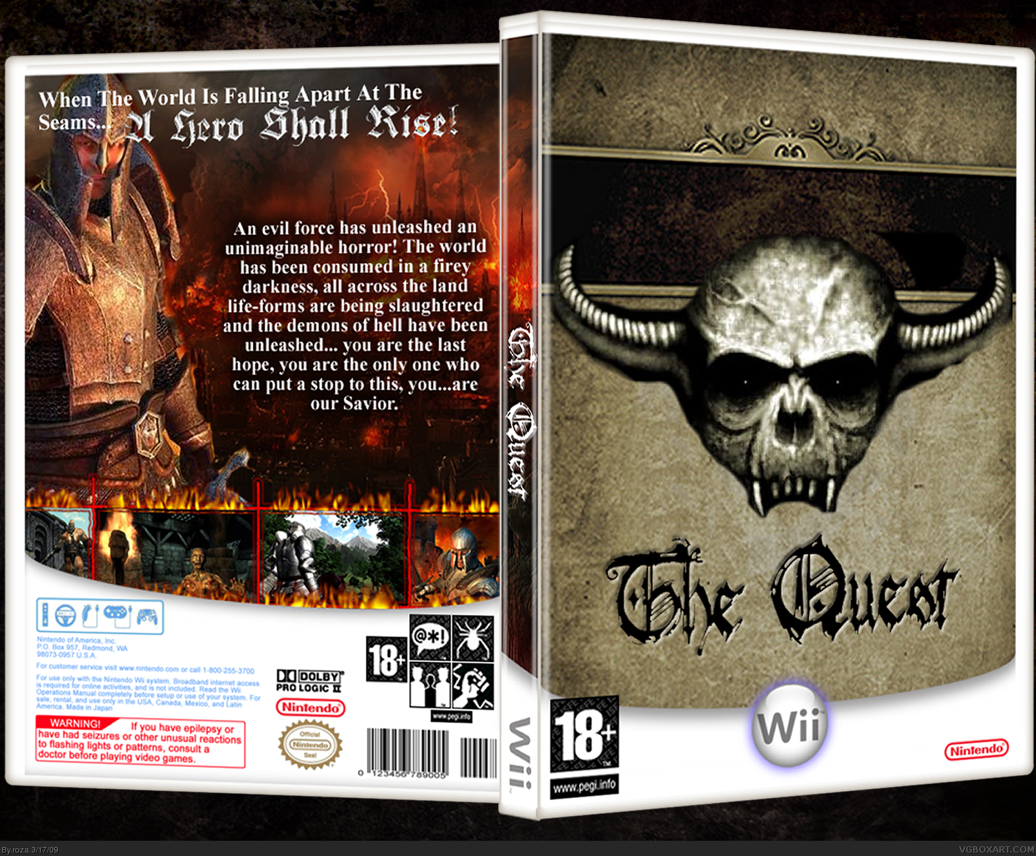 The Quest box cover