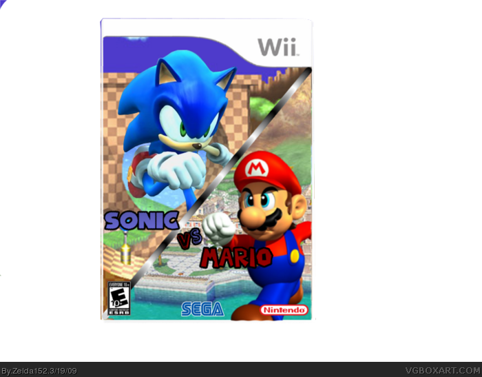 Sonic vs. Mario box art cover