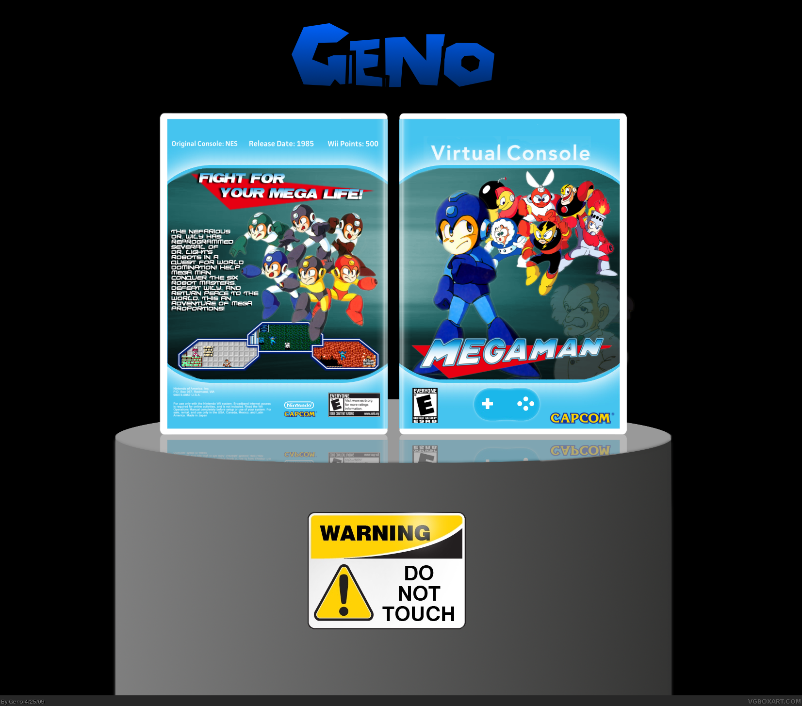 Mega Man (Virtual Console) box cover