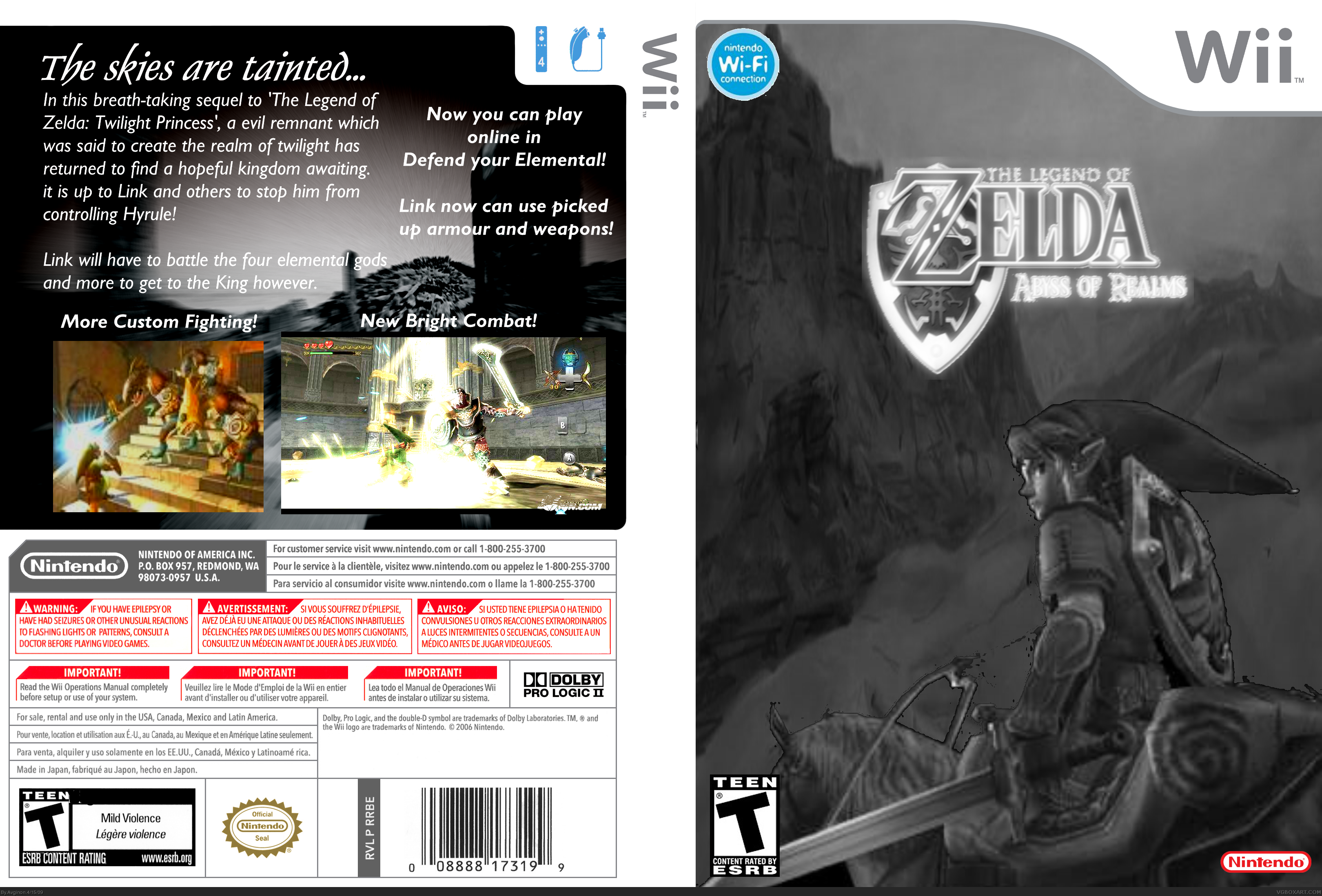 The Legend of Zelda: Abyss of Realms box cover