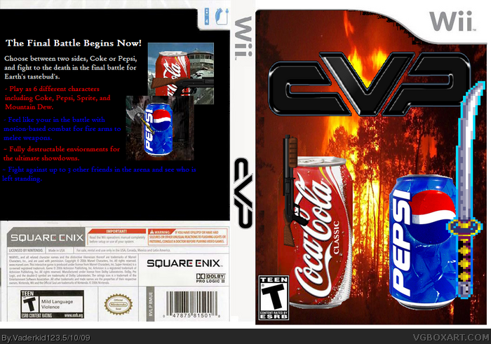 CVP ~ Coke Vs. Pepsi box art cover