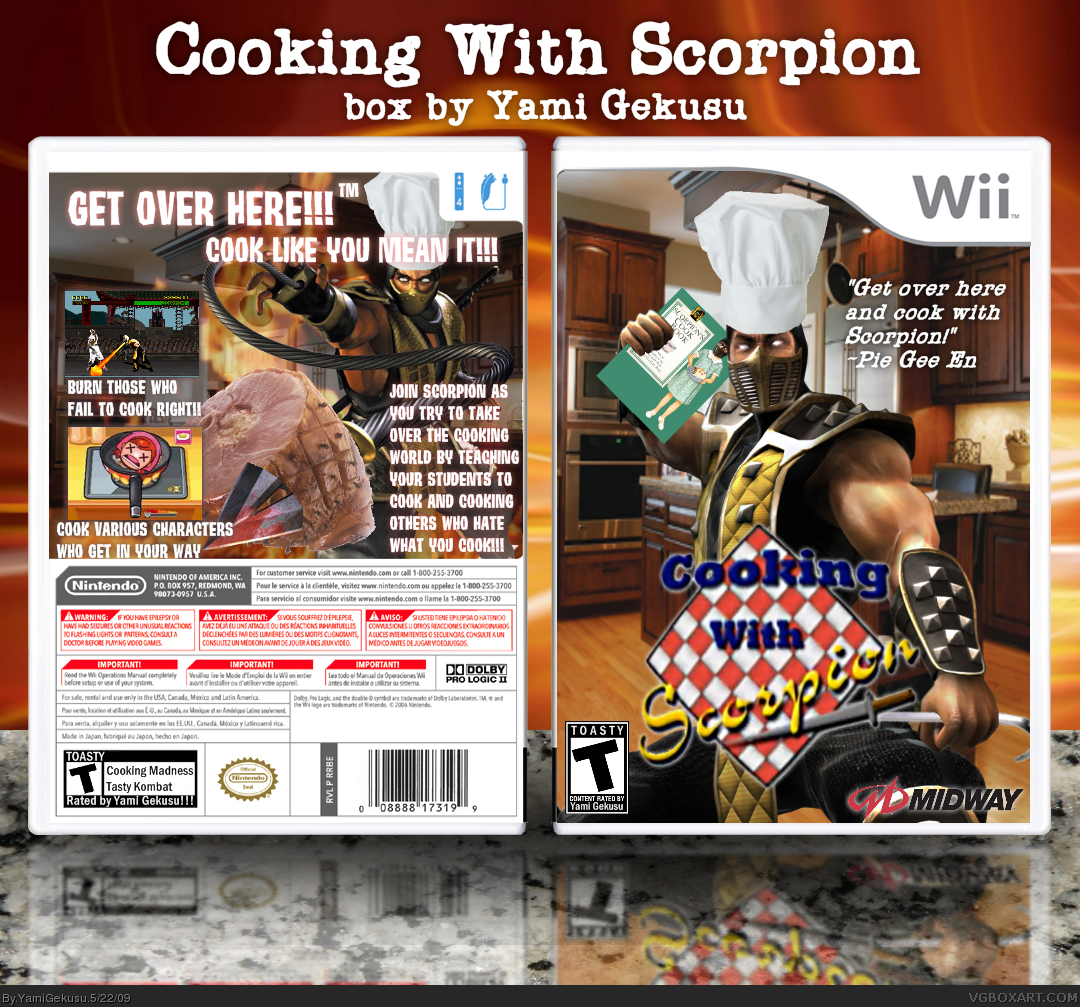 Cooking with Scorpion box cover