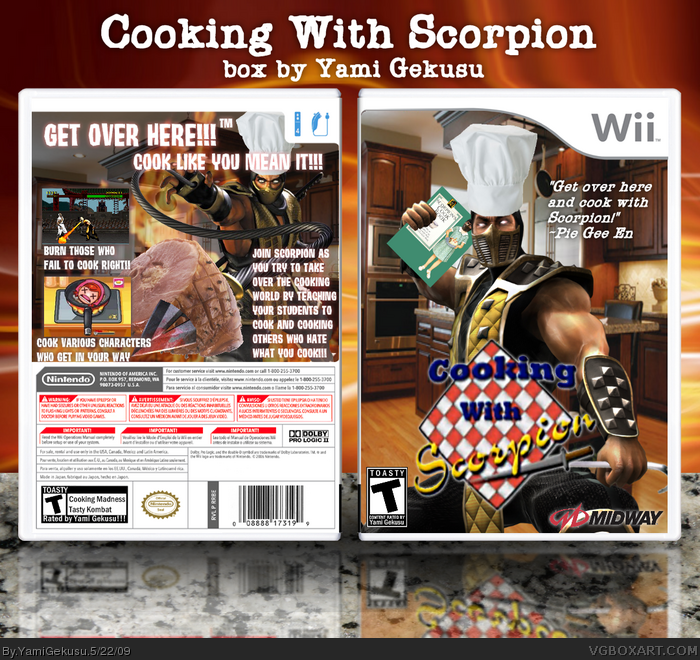 Cooking with Scorpion box art cover