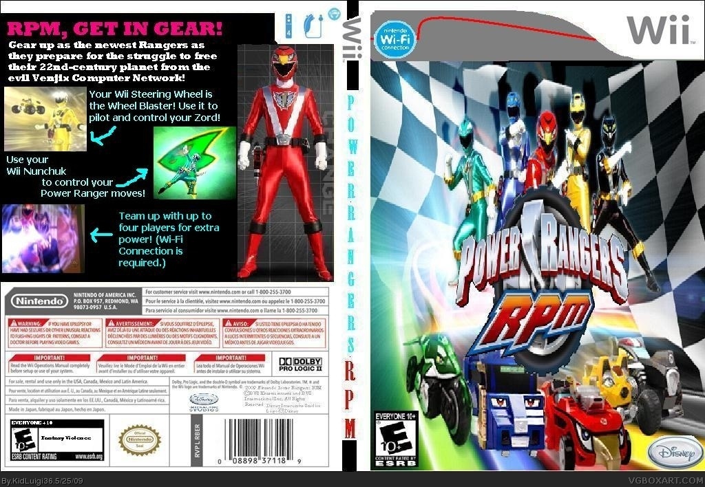 Power Rangers RPM box cover
