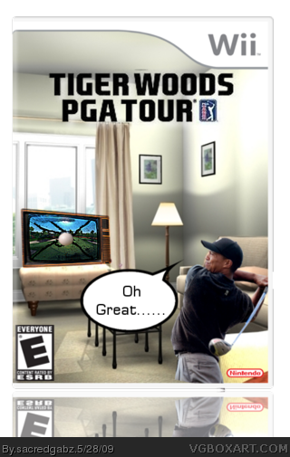 Tiger Woods PGA Tour box cover