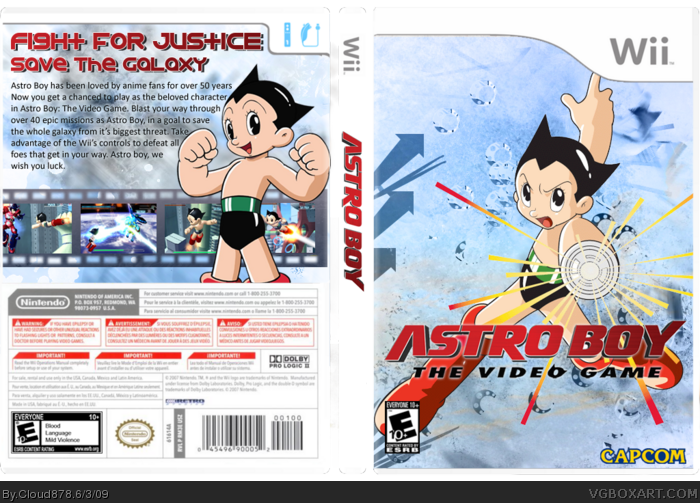 Astro Boy: The Video Game box art cover