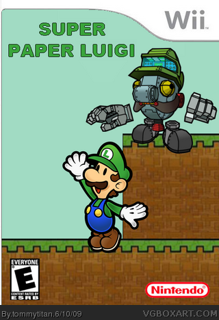 Super Paper Luigi box cover