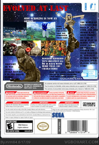 Super Smash Bros. Evolved box cover