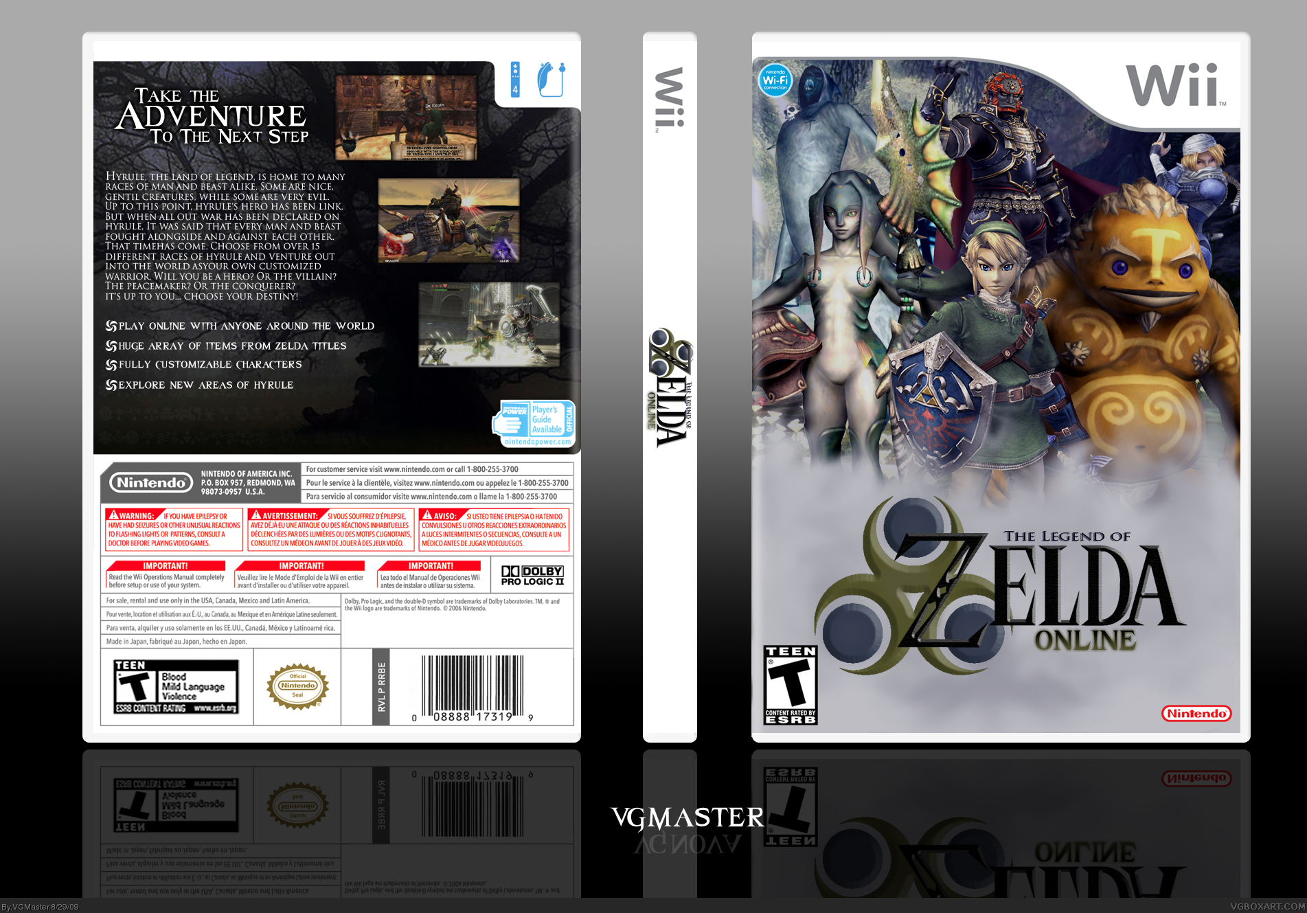 The Legend of Zelda: Online box cover
