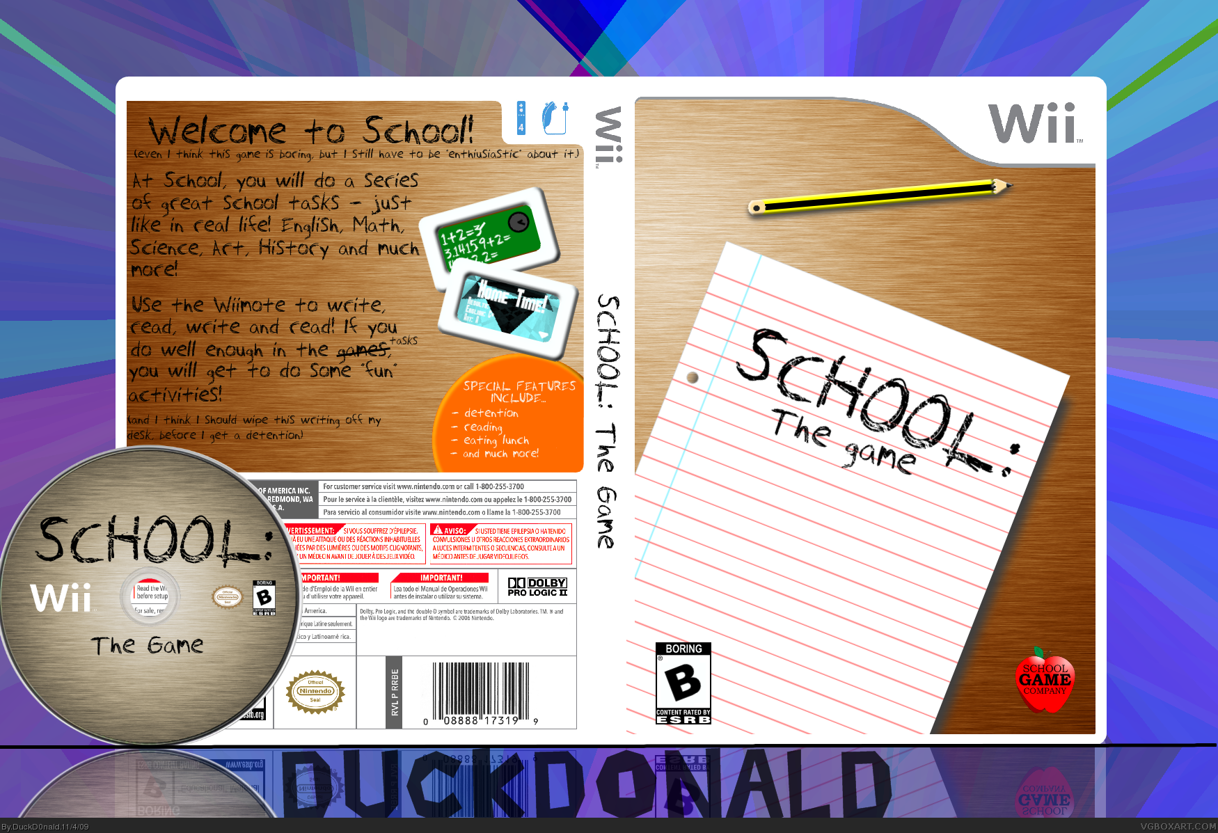 School: The Game box cover