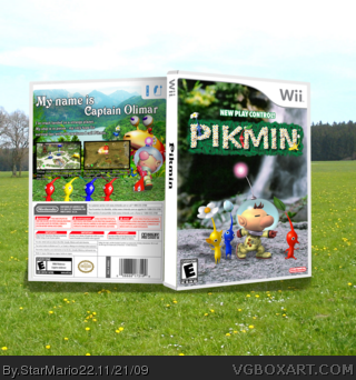 New Play Control! Pikmin box art cover