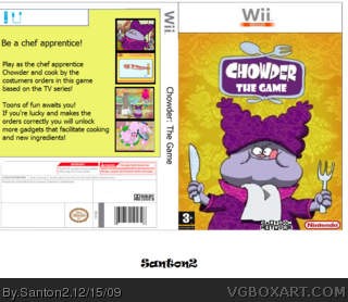 Chowder: The Videogame box art cover