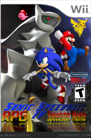Sonic Speedball RPG IV: Speedster Mania box cover
