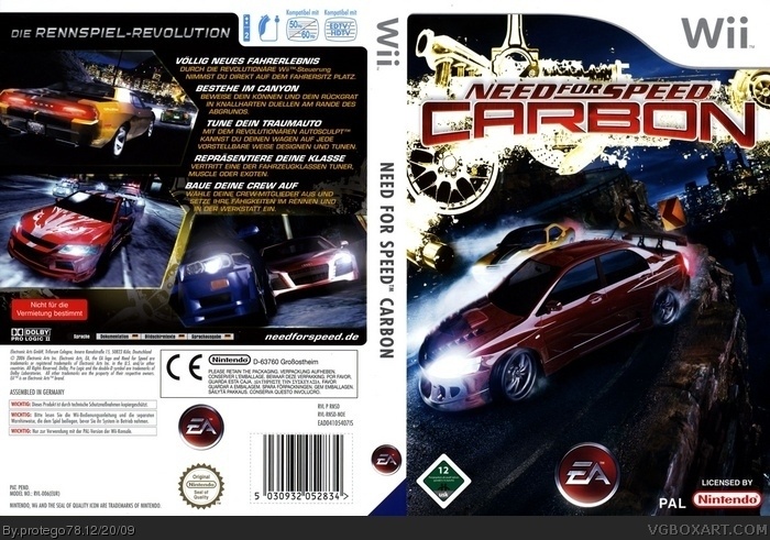 Need For Speed Carbon Wii Box Art Cover By Protego78 11336 Hot Sex Picture