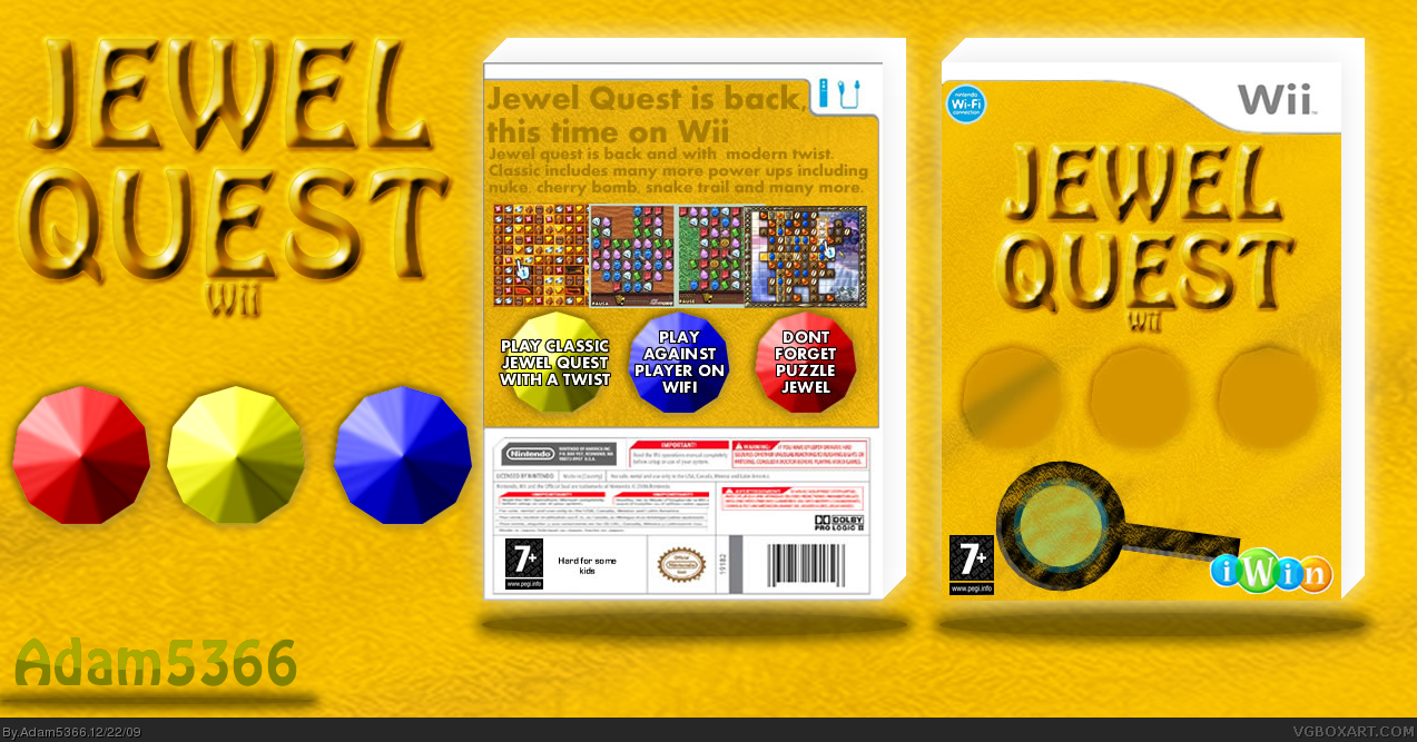 Jewel Quest Wii box cover