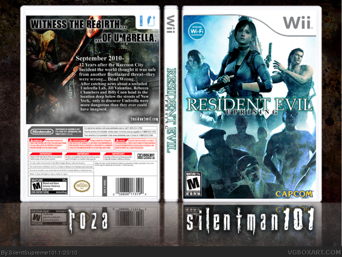 Resident Evil Uprising box art cover