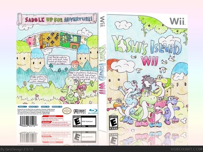 Yoshi's Island Wii box art cover