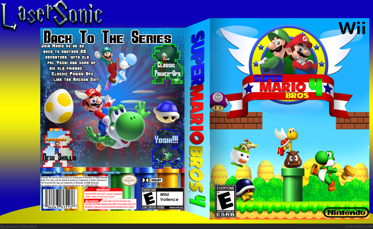 Super Mario Bros. 4 box cover