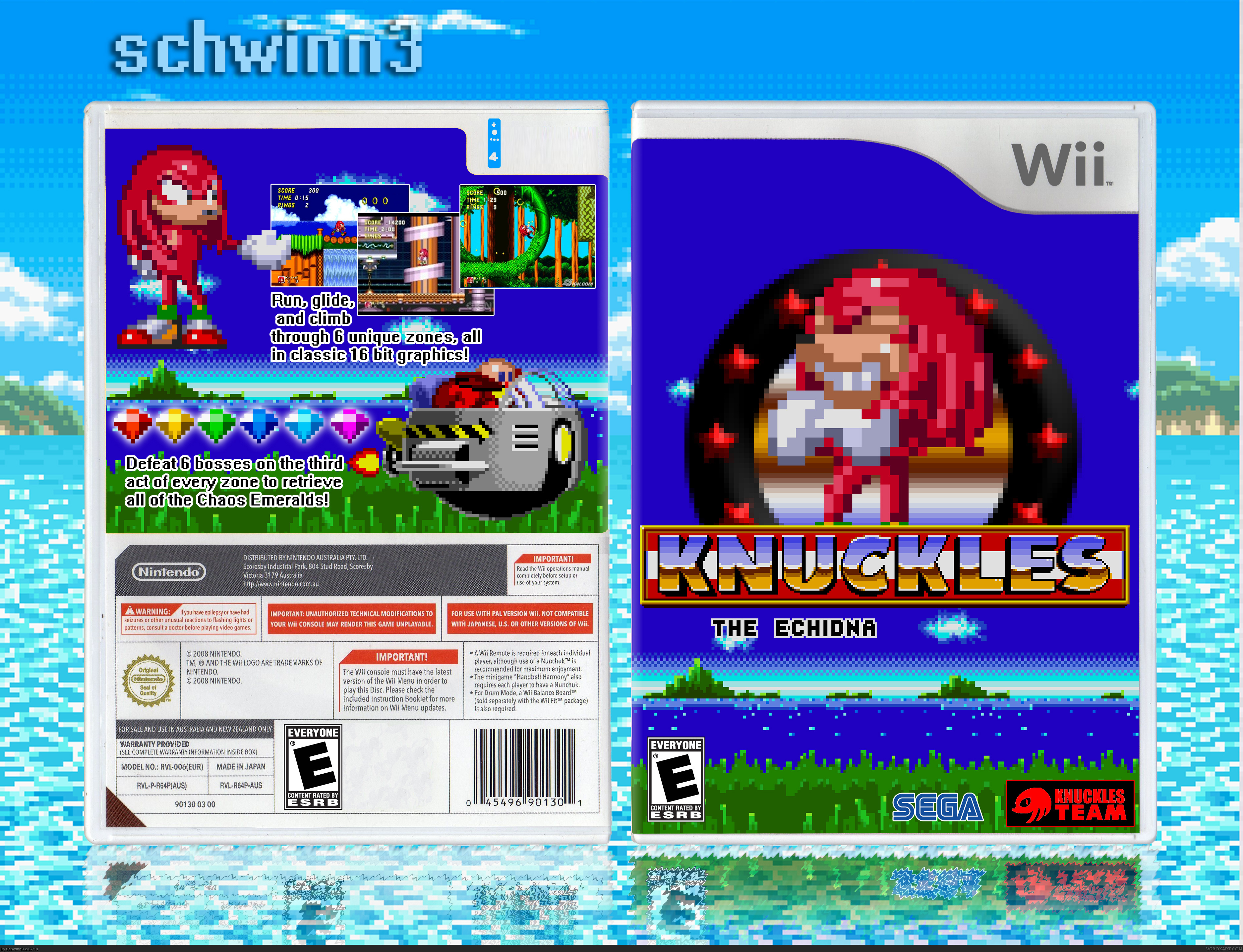 Knuckles The Echidna box cover