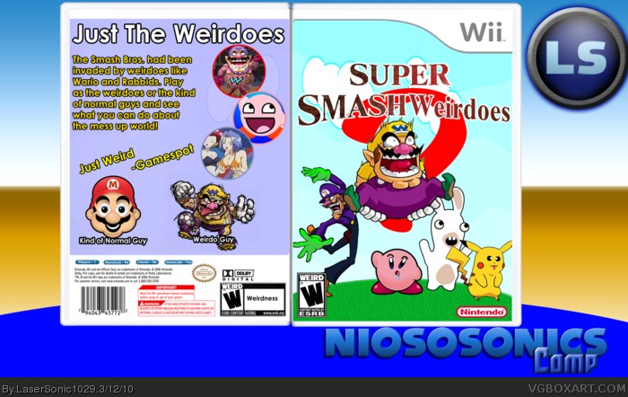 Super Smash Weirdoes box art cover