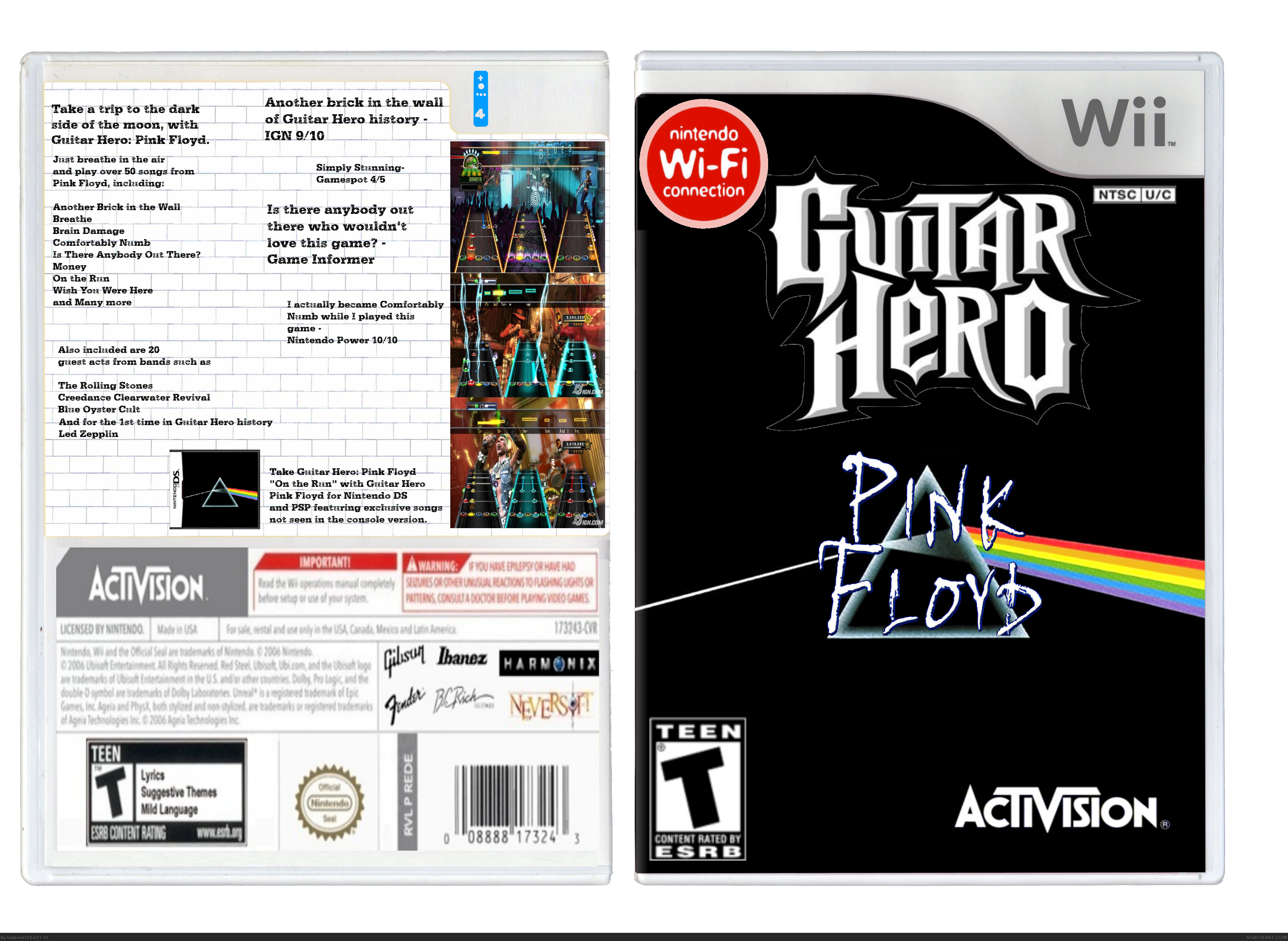 Guitar Hero: Pink Floyd box cover