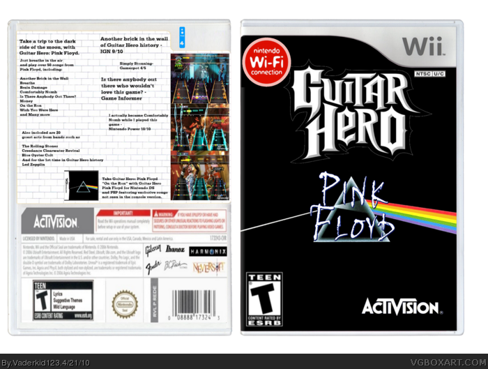 Crimineel Fantastisch circulatie Guitar Hero: Pink Floyd Wii Box Art Cover by Vaderkid123