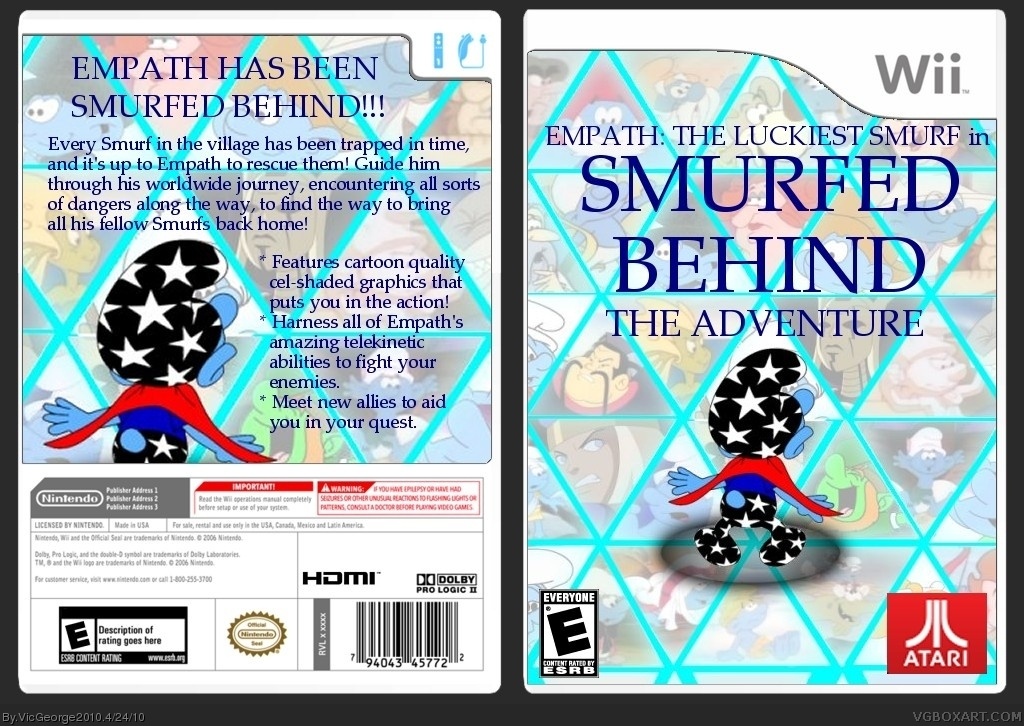 Smurfed Behind - The Adventure box cover
