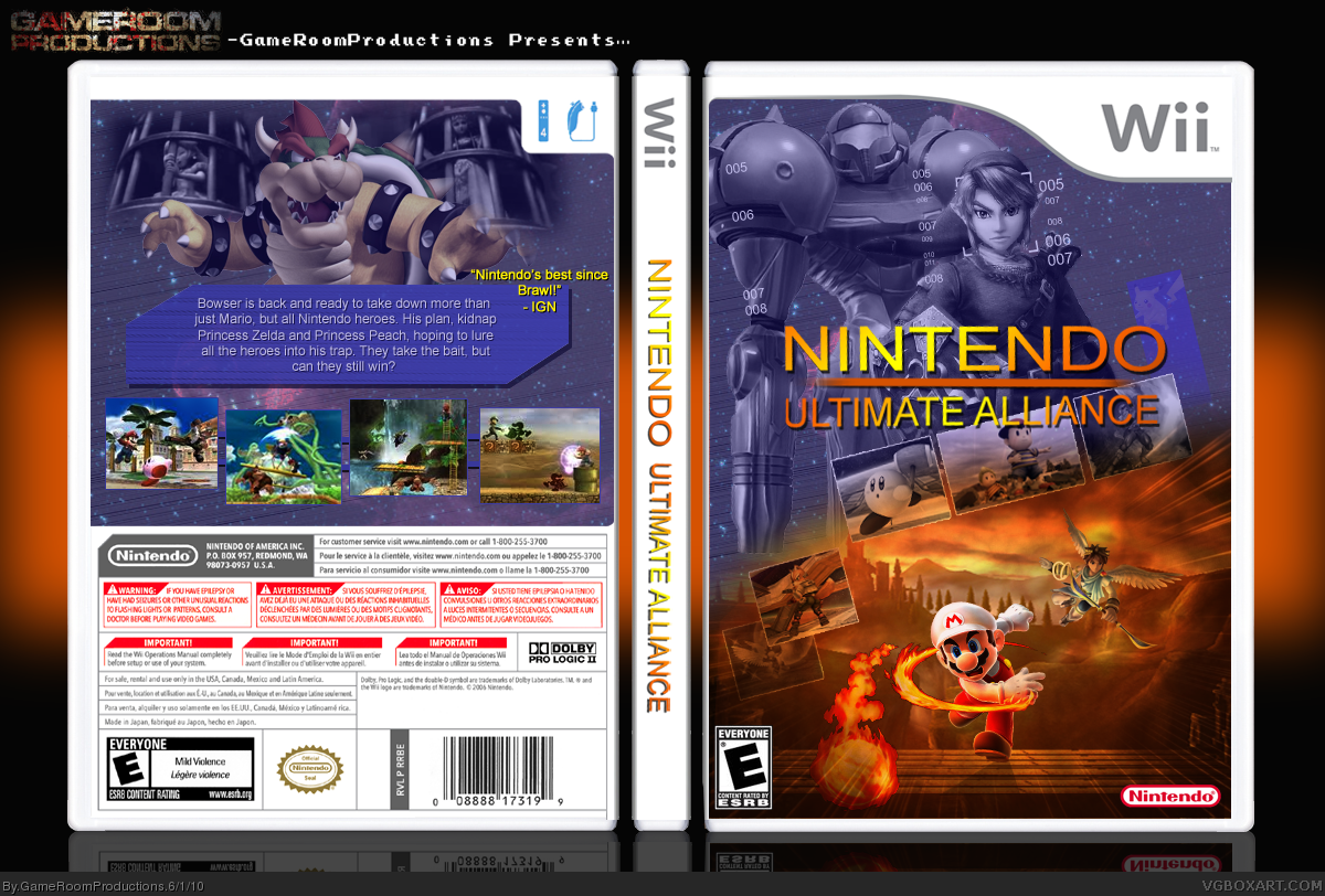 Nintendo Ultimate Alliance box cover