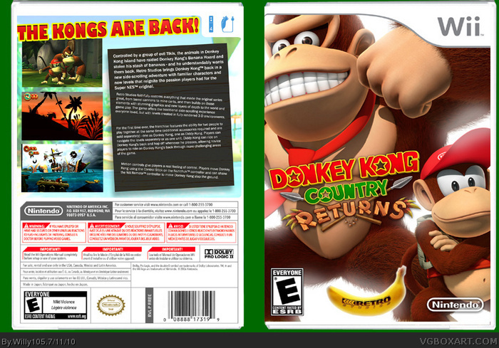 donkey kong country returns wii 100 percent