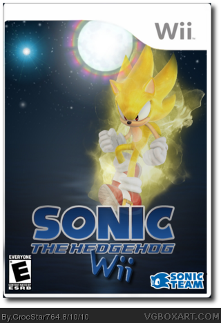 Sonic The Hedgehog Wii box cover