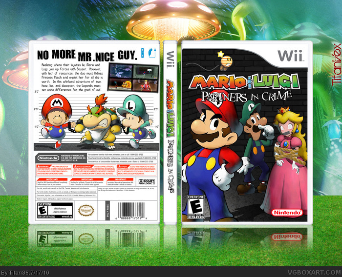 Mario and Luigi: Partners in Crime box art cover