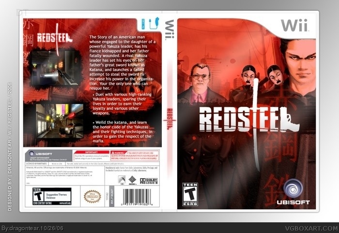 Red Steel box art cover