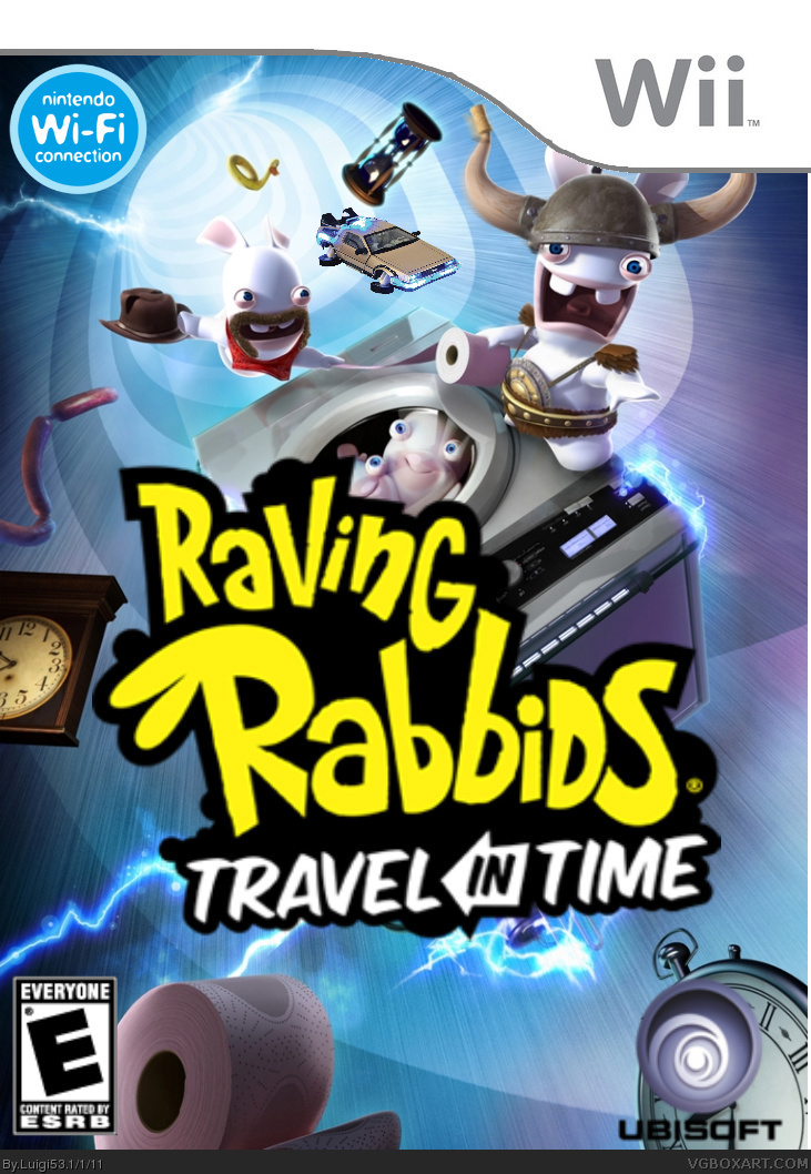 Raving Rabbids Travel In Time box cover