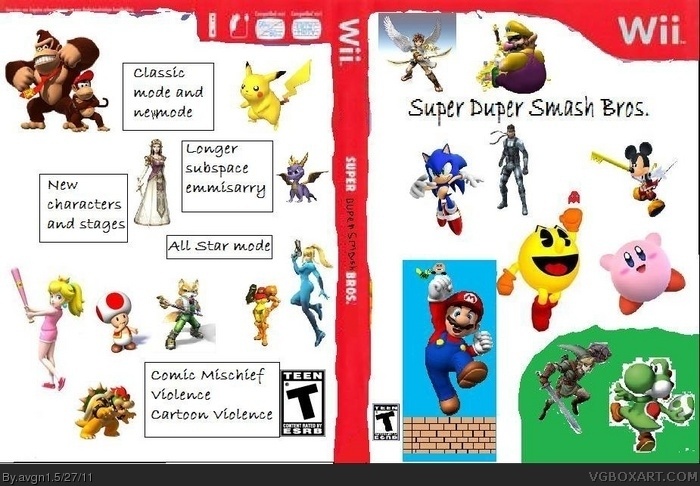 Super Duper Smash Bros. box art cover