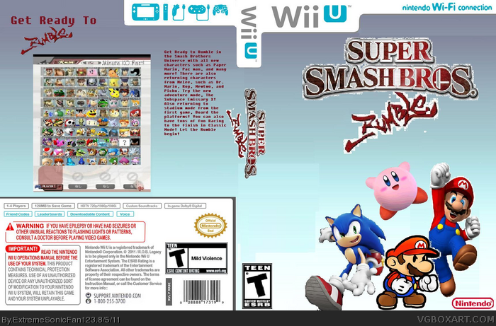 Super Smash Bros. Rumble box art cover