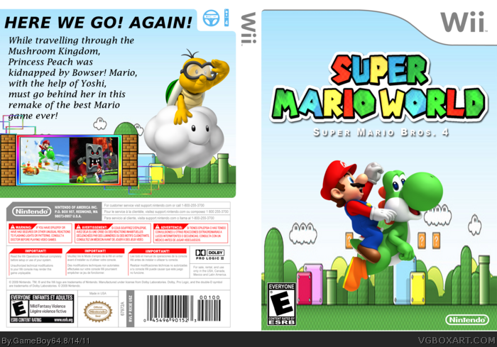 super mario world wii