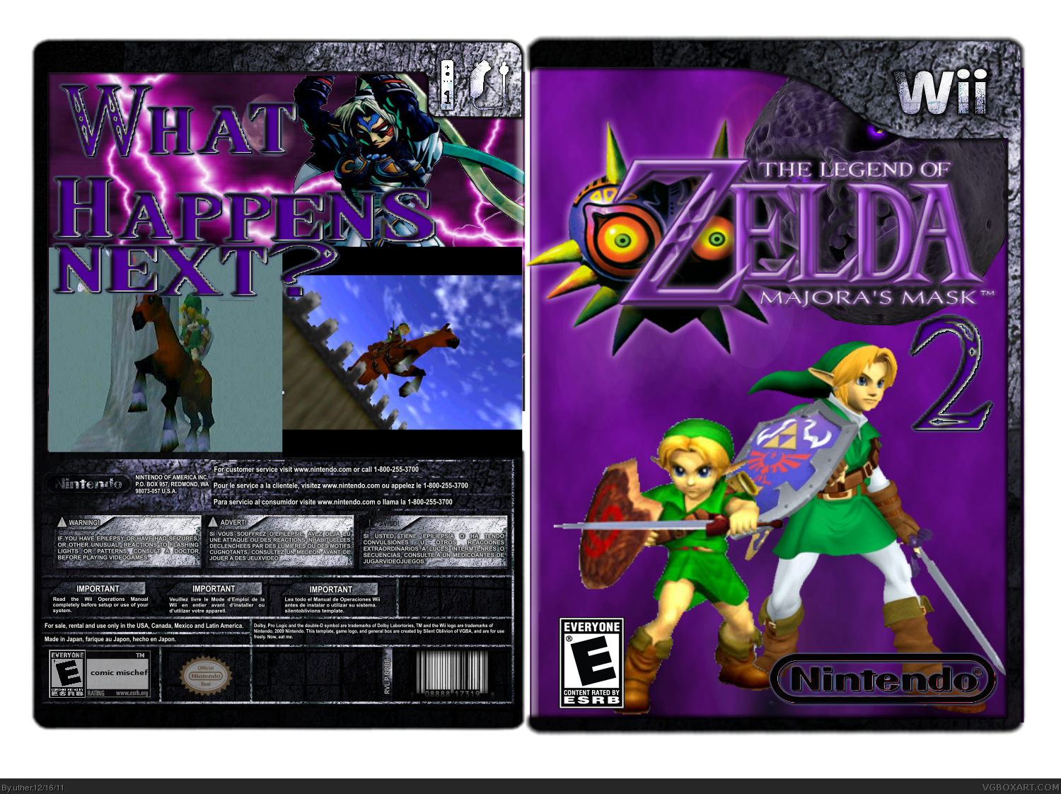 The Legend of Zelda: Majora's Mask 2 box cover