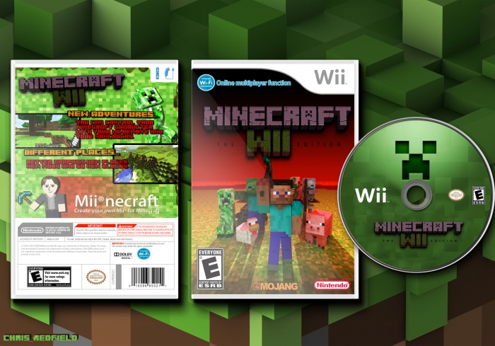 Minecraft - The Wii Edition box art cover